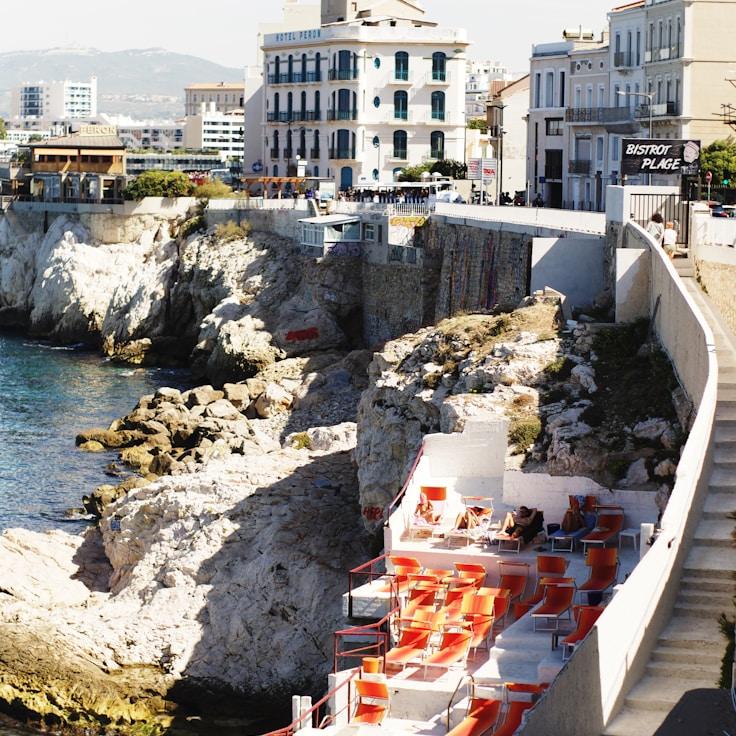 Entertainment zone at night in Portugal